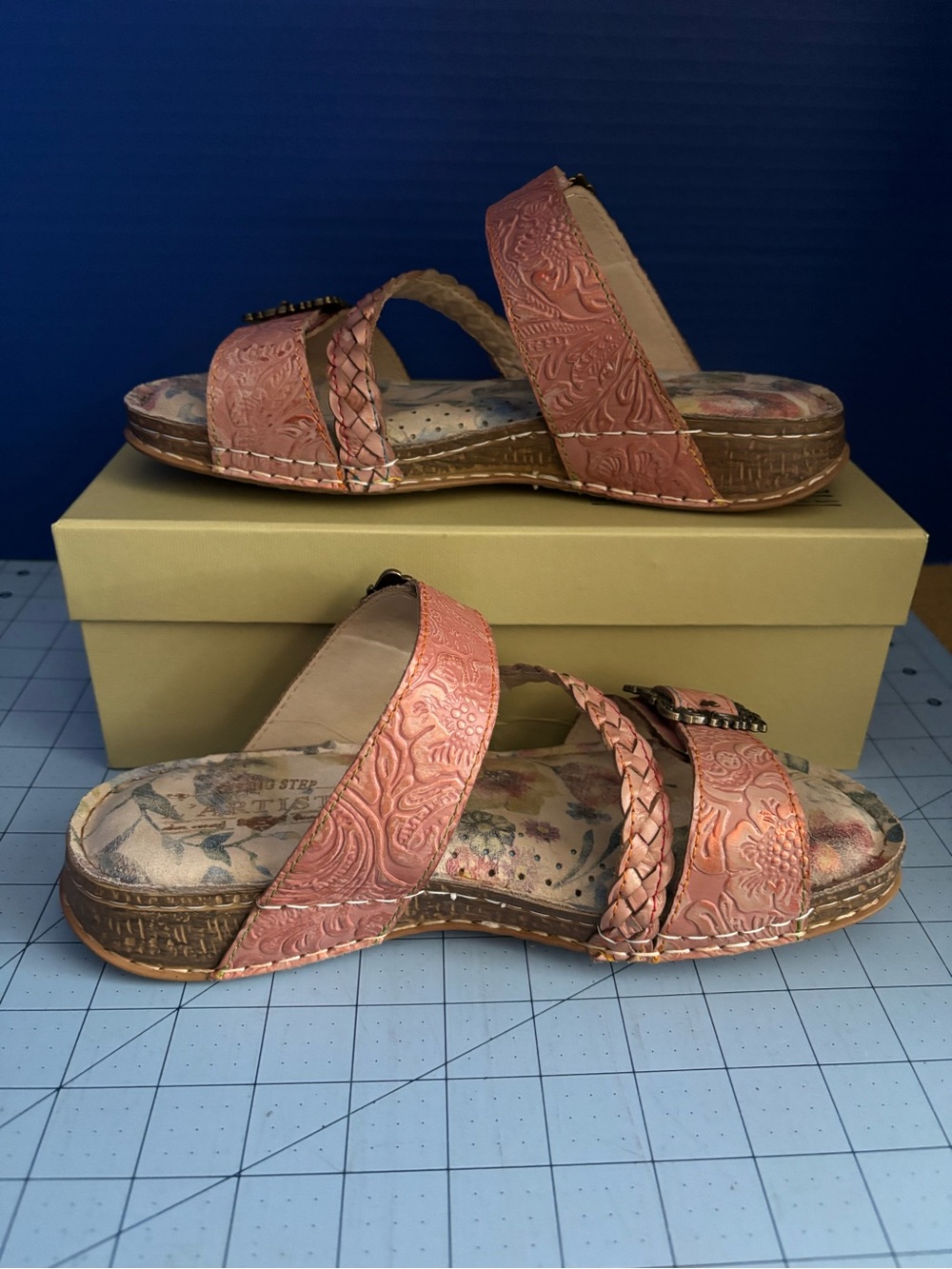 L’Artiste Astra sandal Pink multi 8.5 - Picture 2 of 8